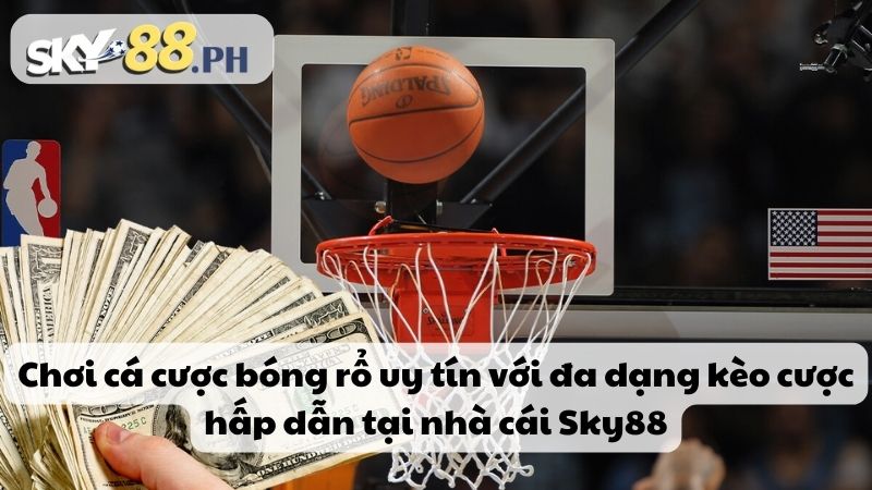 Chơi cá cược bóng rổ uy tín với đa dạng kèo cược hấp dẫn tại nhà cái Sky88